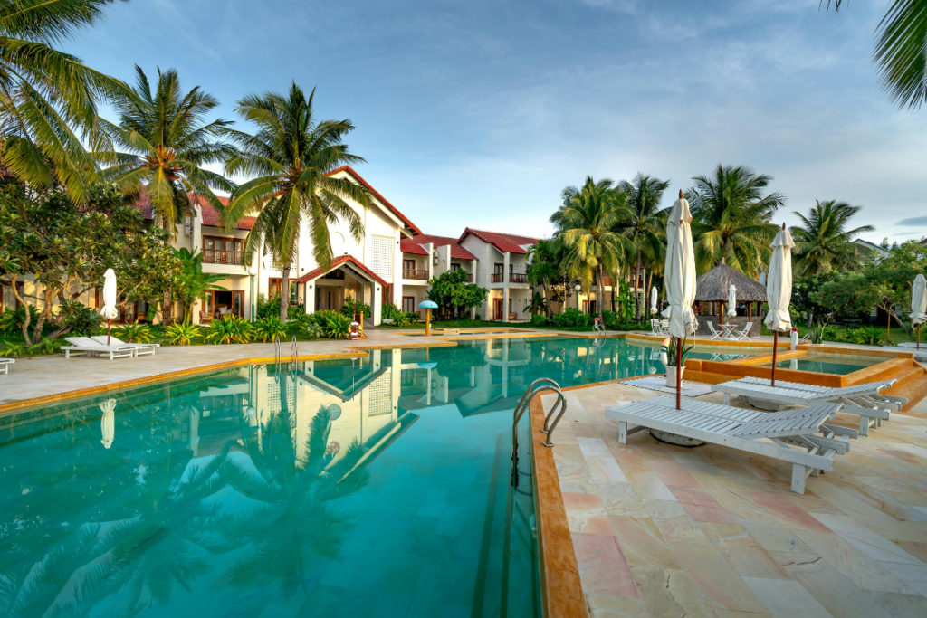 resort with huge pool