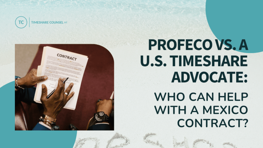 Timeshare contact